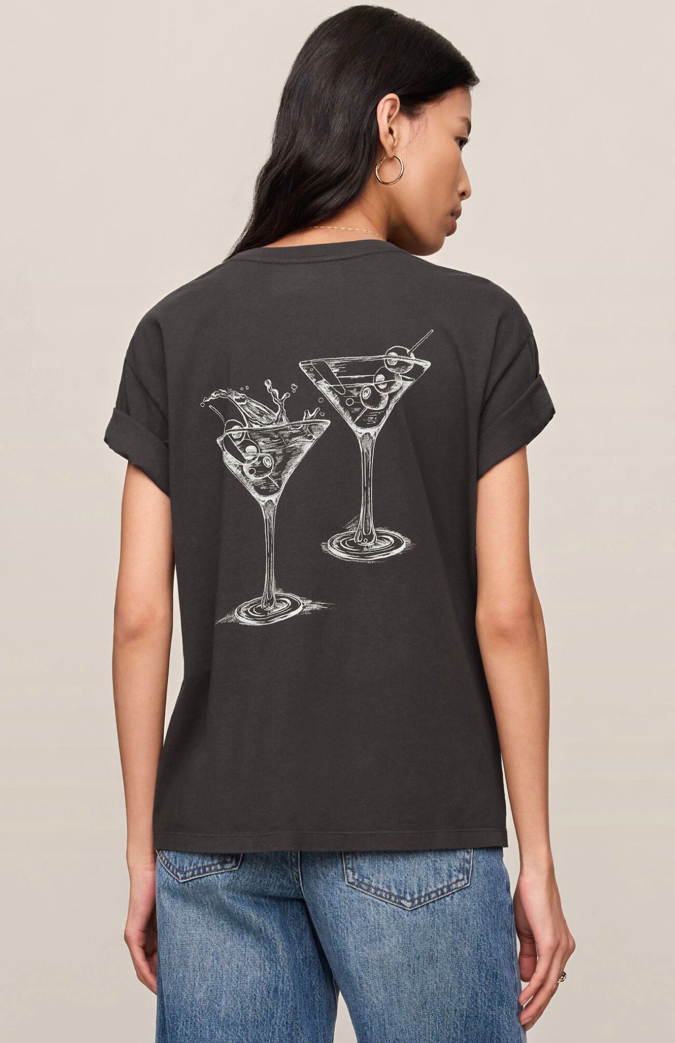 Z Supply Martini Boyfriend Tee