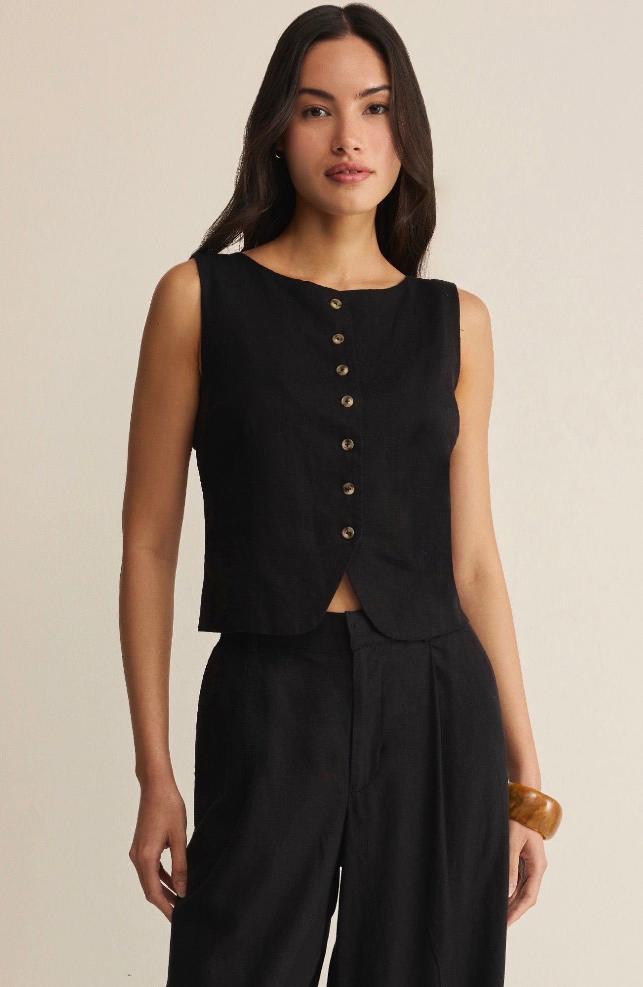 Z Supply Roman Linen Vest