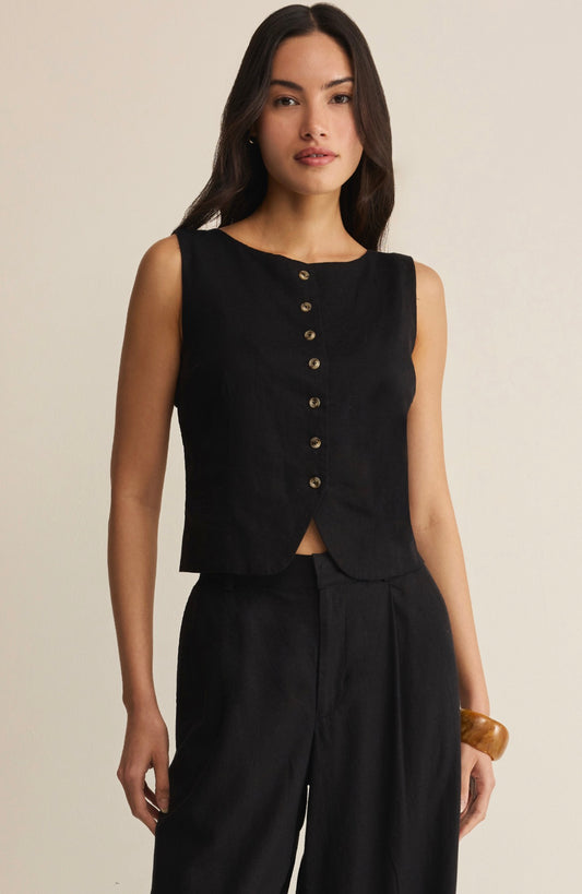 Z Supply Roman Linen Vest