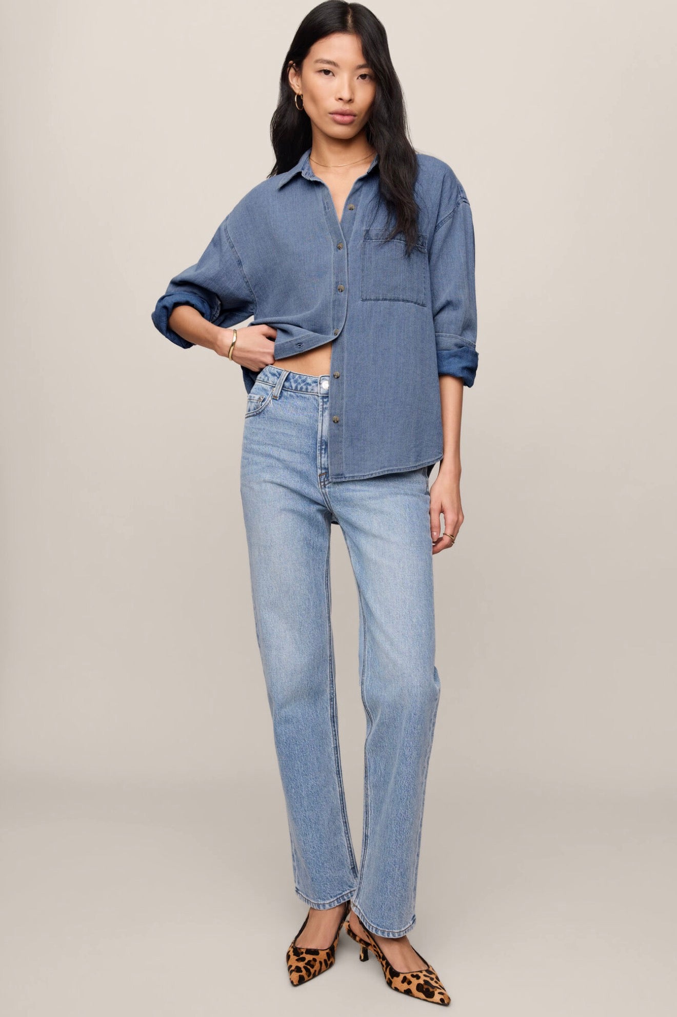 Z Supply The Perfect Twill Button Up