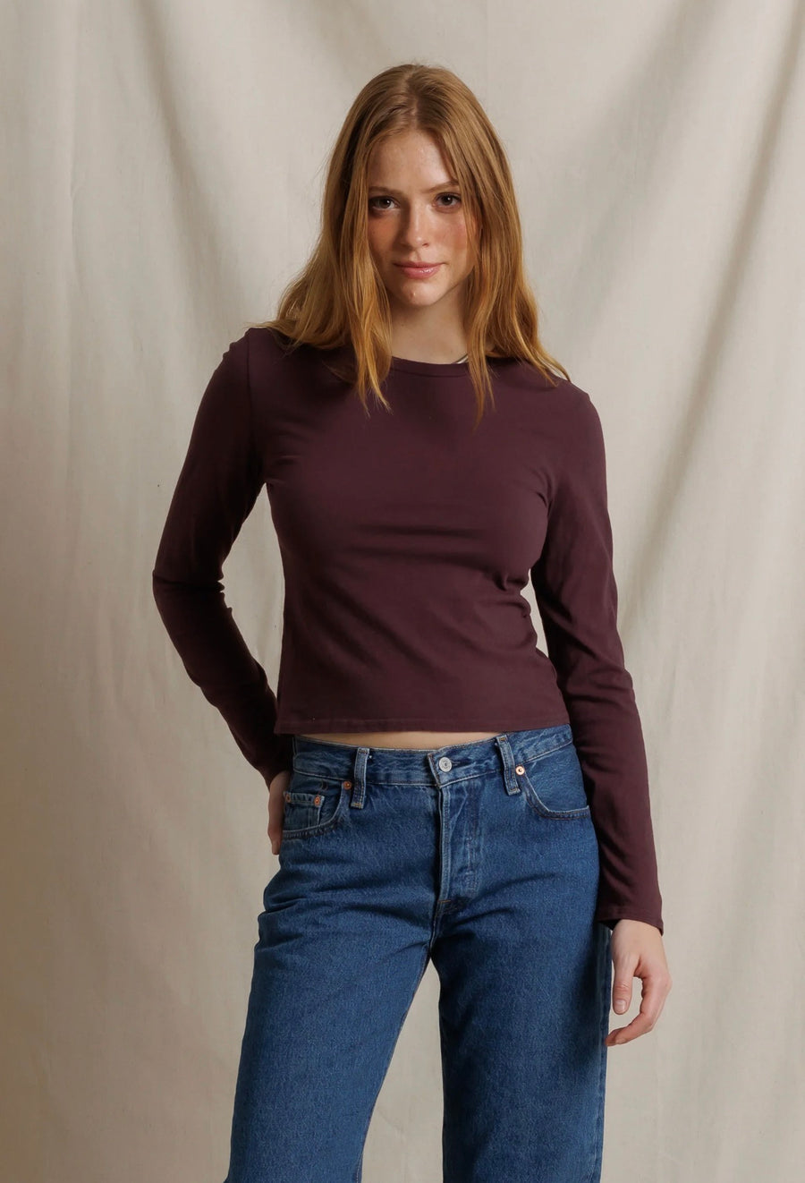 Perfect White Tee Lisa Long Sleeve