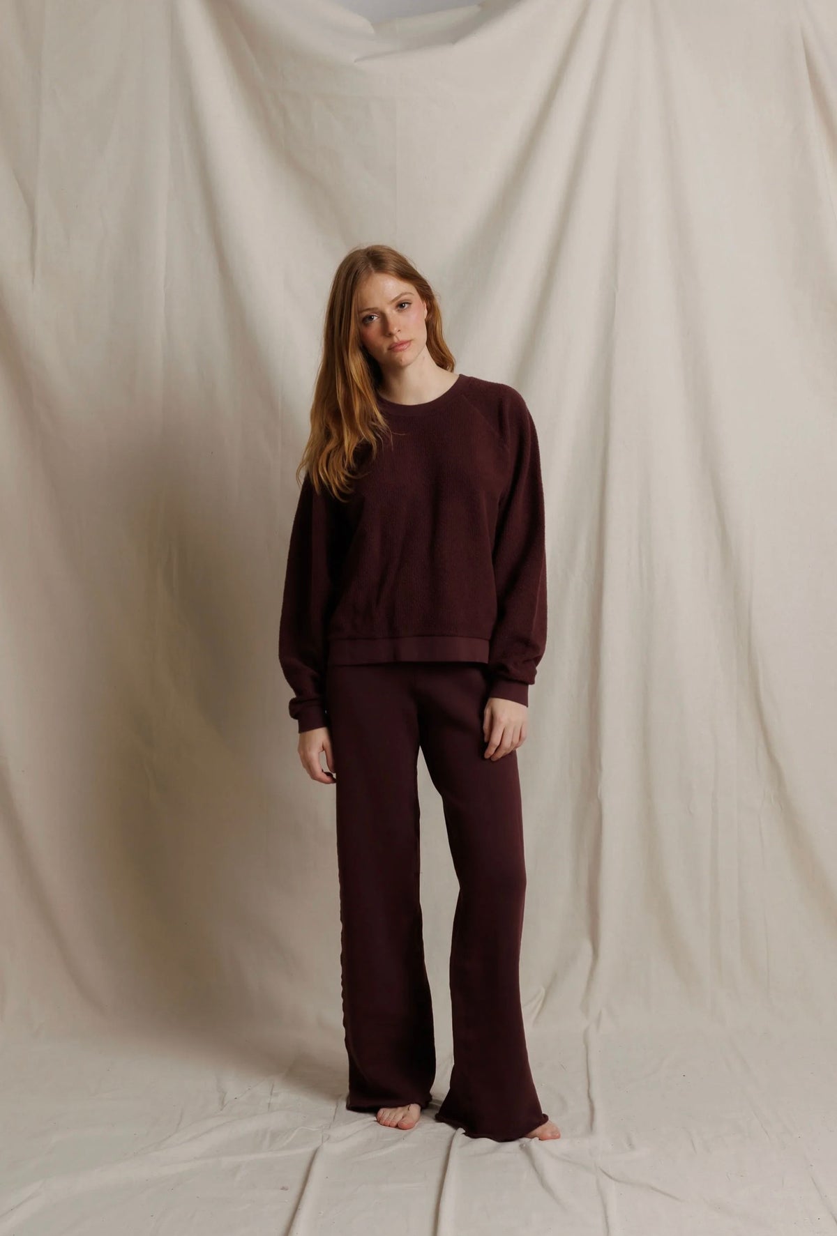 Perfect White Tee Marley Reverse Fleece Pant