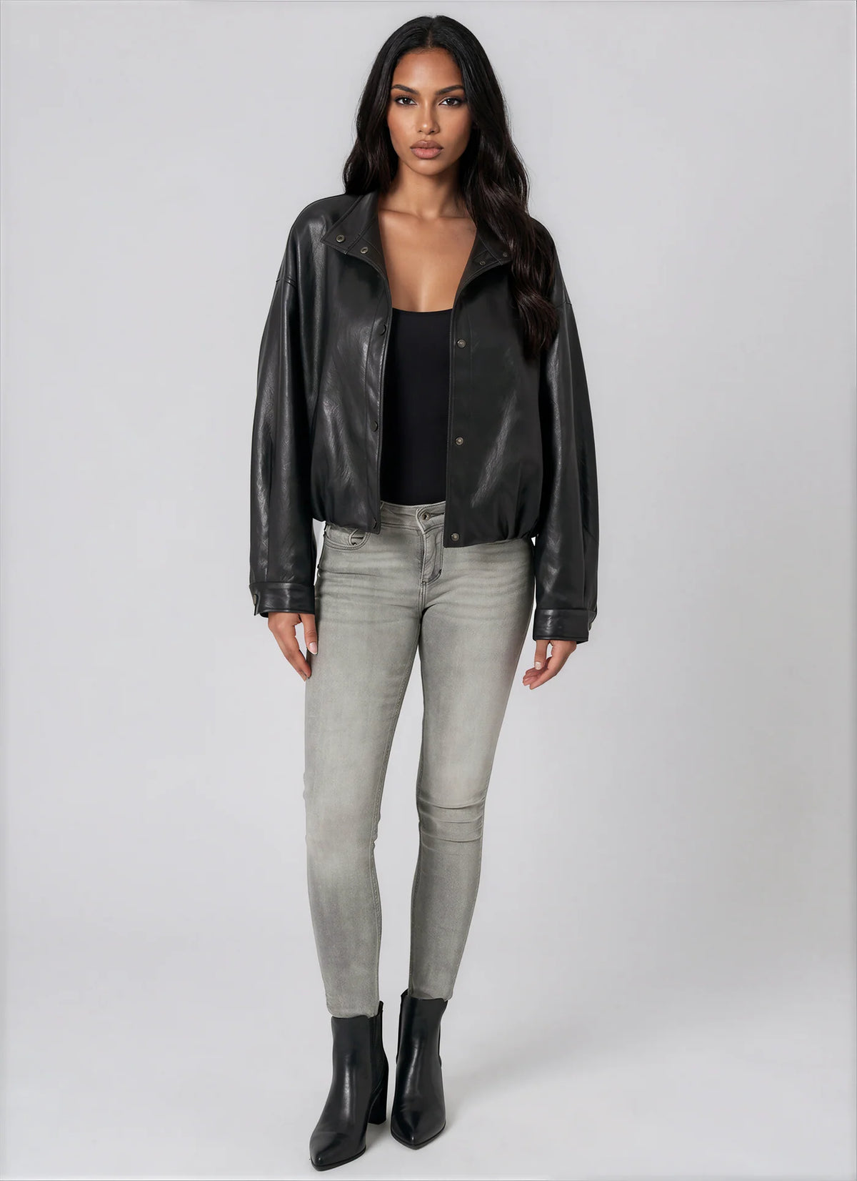 Rachel Faux Leather Jacket