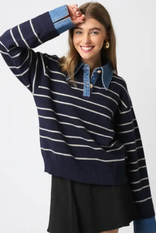 Sofia Striped Sweater