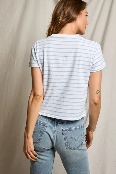 Perfect White Tee Everett Stripe Tee