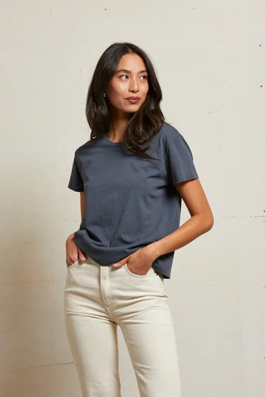 Perfect White Tee Harley Crew Neck Tee