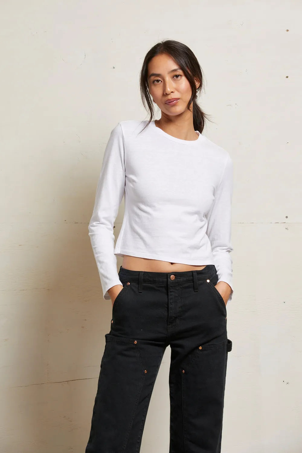 Perfect White Tee Jamie Long Sleeve
